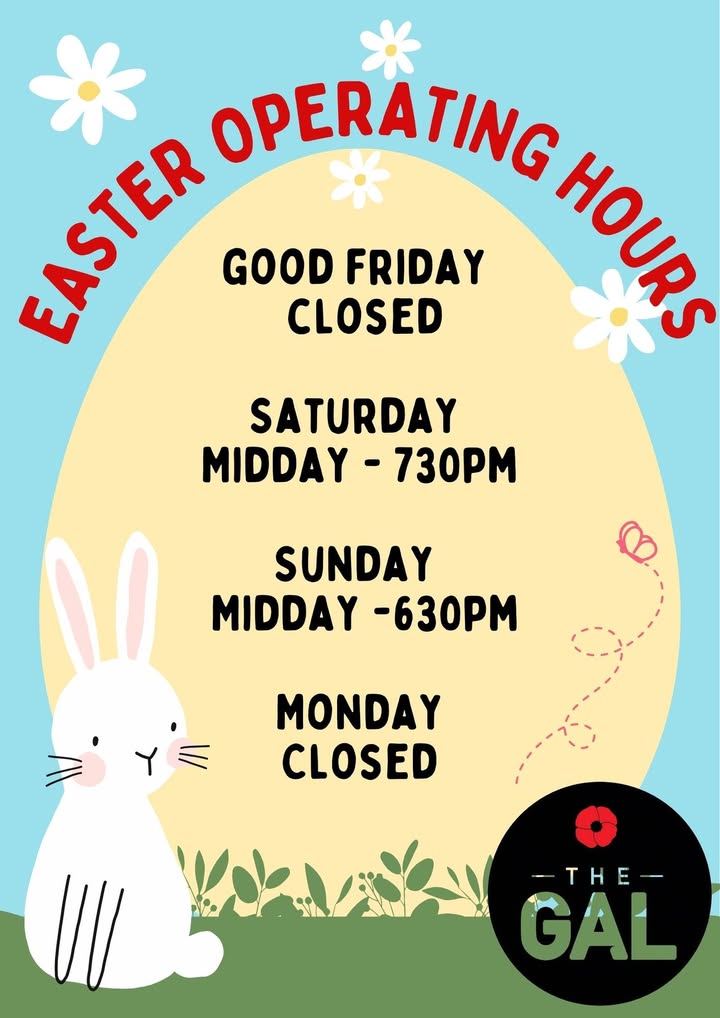 Featured image for “The GAL is Open today from Midday”